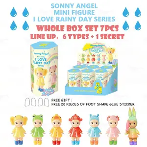 Sonny Angel Mini Figures – I Love Rainy Day Series | Adorable Kawaii Collectible | Phone, Computer & Bag Decor | Blind Box Mini Figure | Perfect Gift for Fans of Cute Collectibles