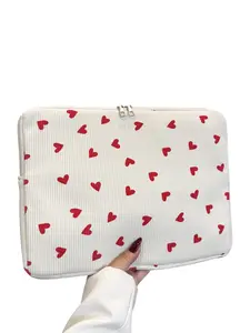 Heart Laptop Backpack, Casual Stars Pattern, Multi-Size Computer Protection Case, Ideal for Teachers and Students, School Supplies