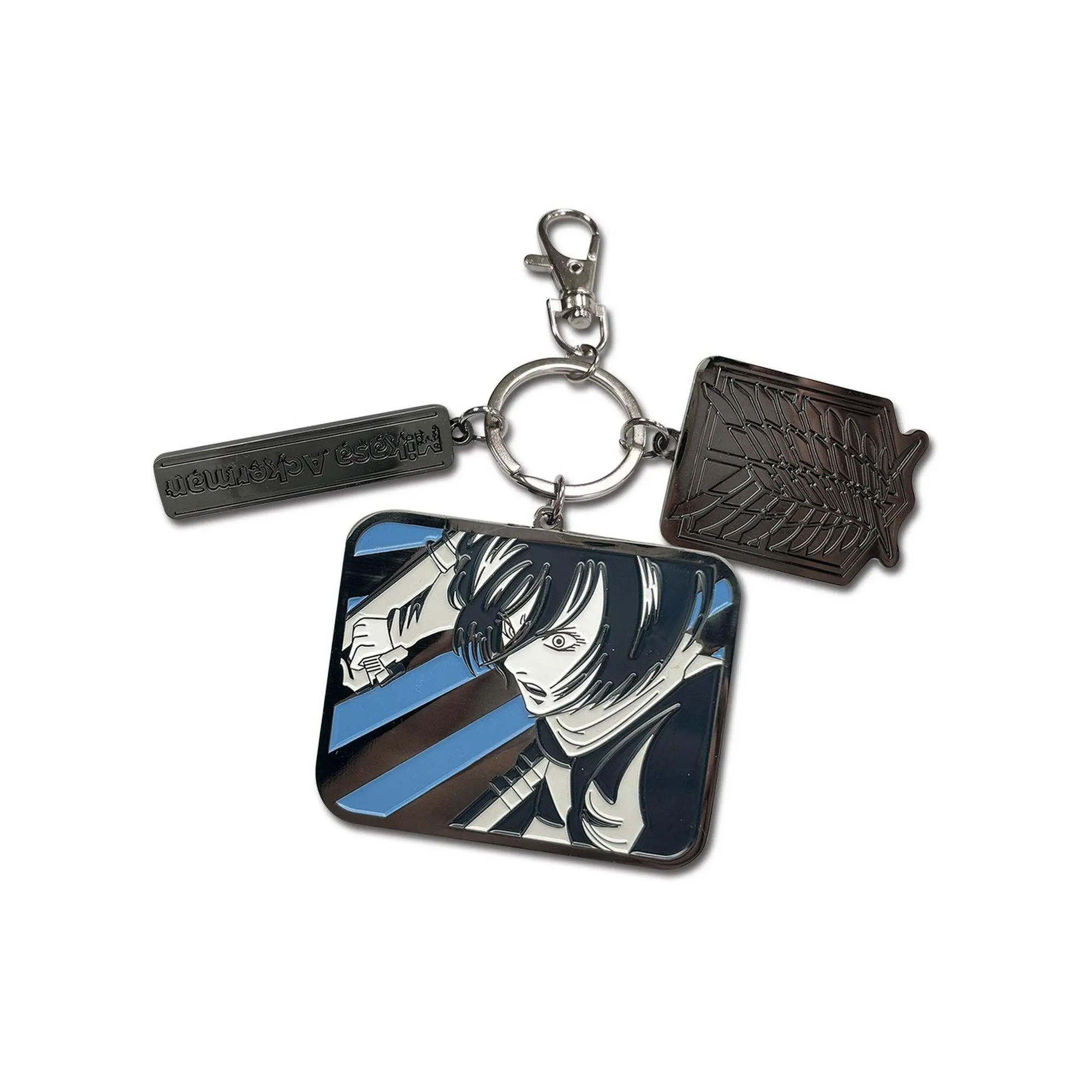 Attack On Titan Manga - Mikasa Ackerman Three Charm Keychain