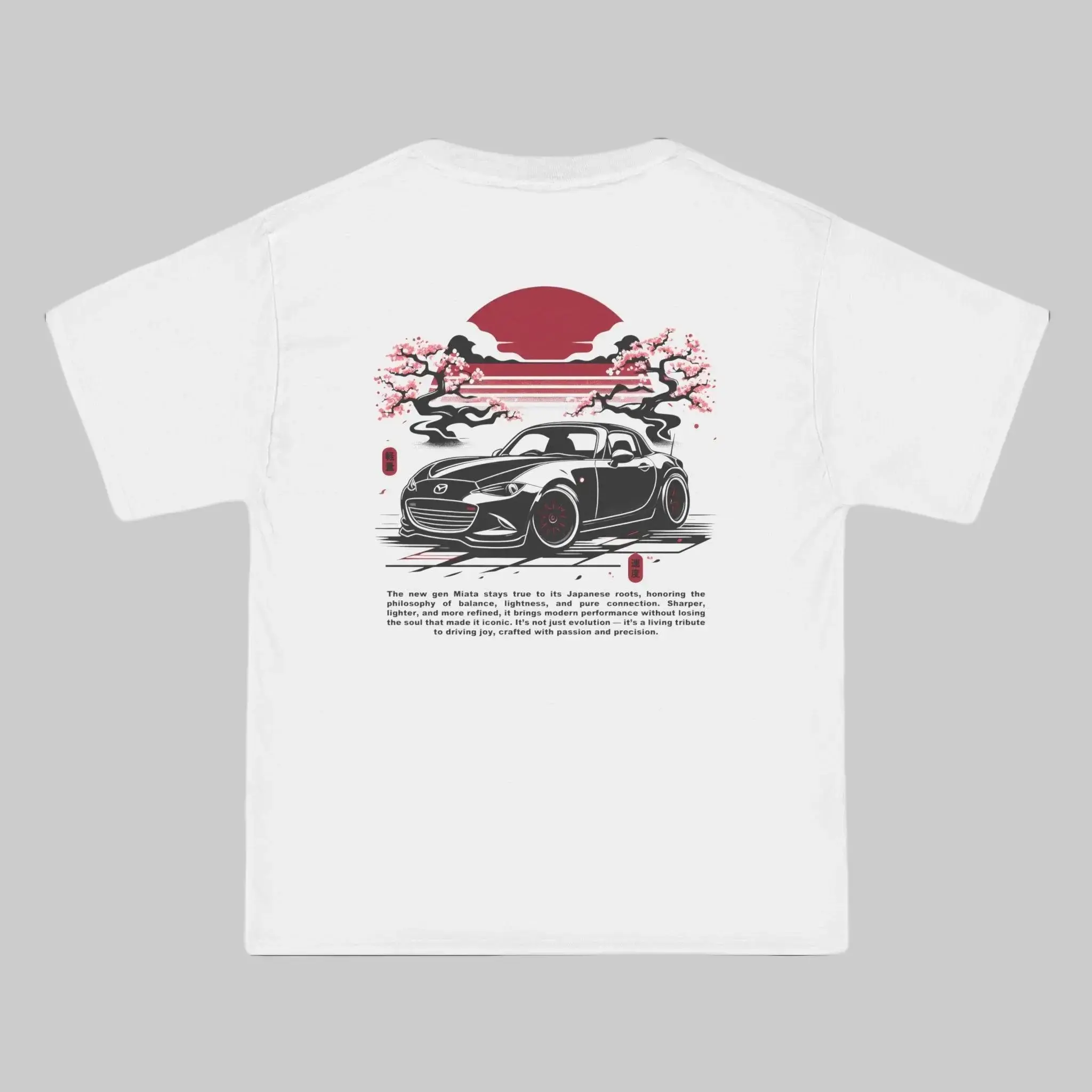 2016-2024 Mazda MX-5 Miata (ND) Shirt, JDM-Style Unisex Streetwear T-Shirt Hoodie Sweatshirt 2 Sided, Gift Car Lovers Tee