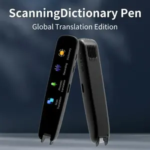 Offline Translation Pen For Teacher Student Dictionary English Intelligent Scanning Point Reading 123 Languages Translator Pen Cable Charging Handy Stylus Wireless Blue