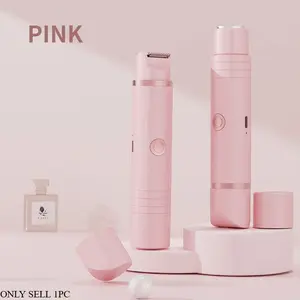 2-In-1 Women's Electric Shaver, Portable Bikini Trimmer, Rechargeable Cordless, Gentle Effective Hair Removal, Perfect Gift