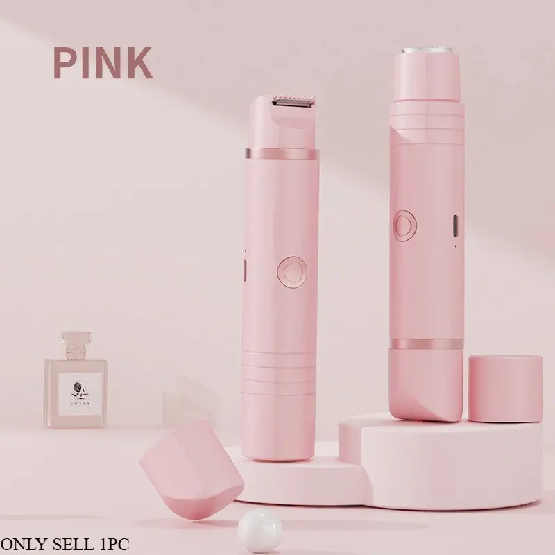 2-in-1 Women's Electric Shaver, Portable Bikini Trimmer, Rechargeable and Cordless, Gentle and Effective Hair Removal, Perfect Gift