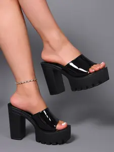 Women's Open-Toe Fashion Sandals with Thick Sole and Chunky Heel, Waterproof Platform High Heels, Versatile Shoes for Daily Outing and Dates