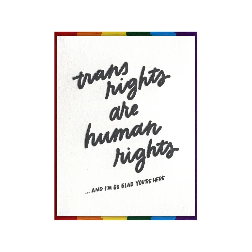 Trans Rights Blank Card
