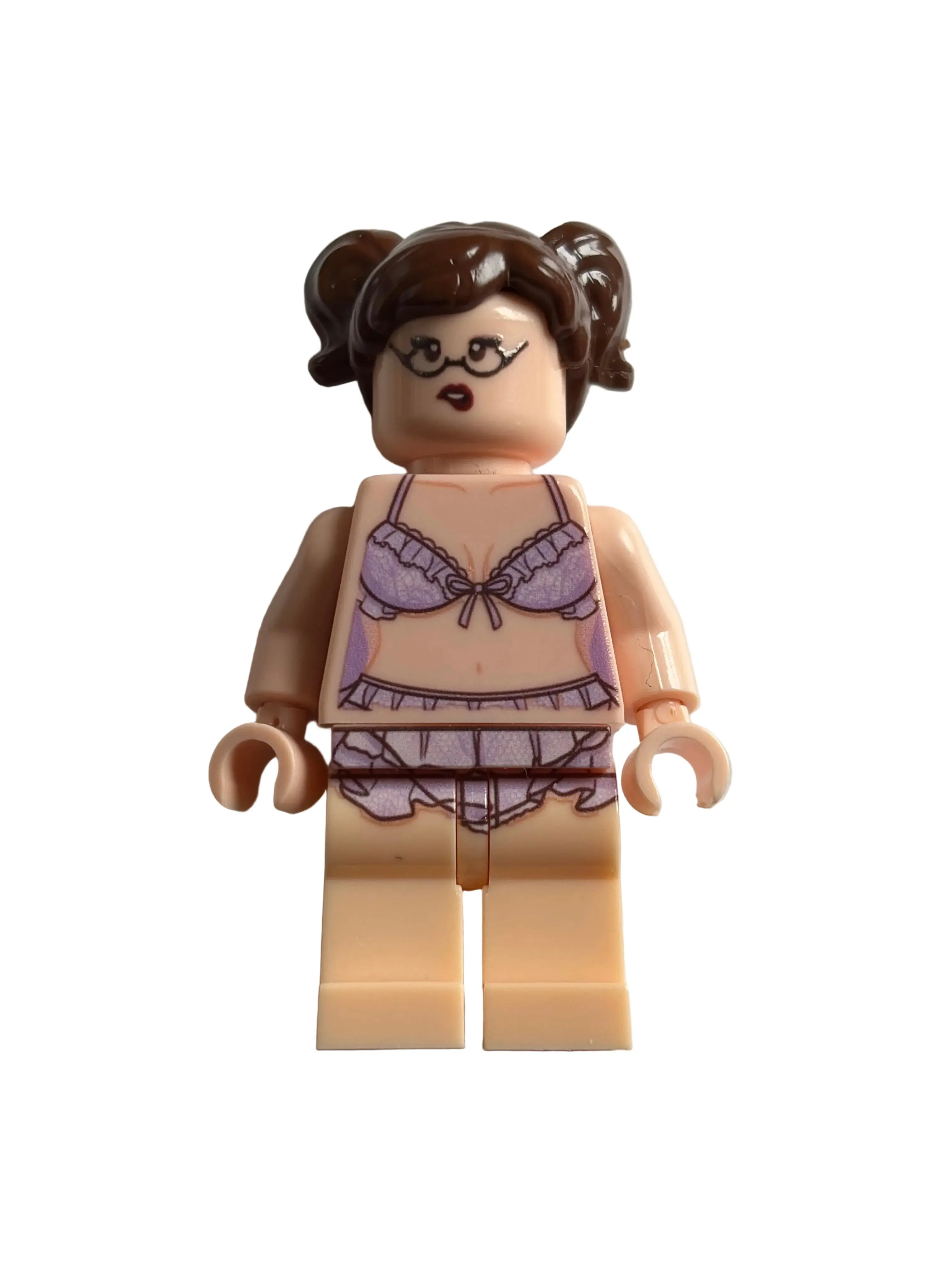 Custom made Anna Banana minifigure doll uv printed doll collectible
