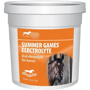 Summer Games Electrolyte Horse Supplement, 5 Pound Container