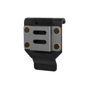 Drill Holder Belt Clip Heavy Duty Tape Measure Belt Holder for Cordless Drill Hammer Tools with Hanger Clips Black