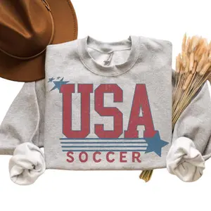 Usa Soccer Sweatshirt - Official Uswnt Crewneck Gift For Soccer Players