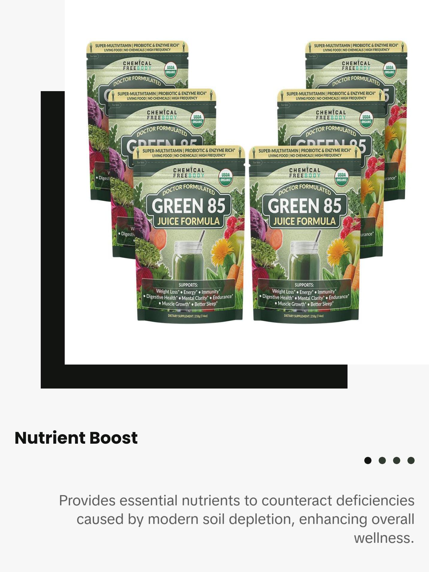 GREEN 85 JUICE FORMULA WITH D3