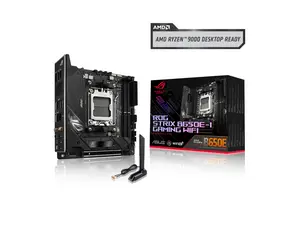 ASUS ROG Strix B650E-I Gaming WiFi AMD B650 AM5 Ryzen™ Desktop 9000 8000 & 7000 mini-ITX mITX motherboard, 10+2  power stages, DDR5, 2x M.2 slot, PCIe® 5.0, 2.5G LAN, WiFi 6E, USB 3.2 Gen 2x2 Type-C