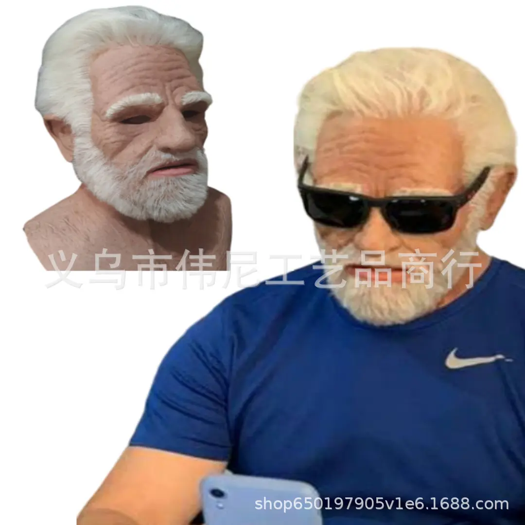 23 white bearded elderly people