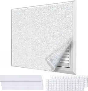 Air Vent Filter 20x100 Inch, Cut to Fit (50+filters) Air Filter, Electrostatic Filter Media with 36 Inch Adhesive Tape and 48pcs Hooks for Air Vent, Air Conditioner, HVAC, Registers and Grilles