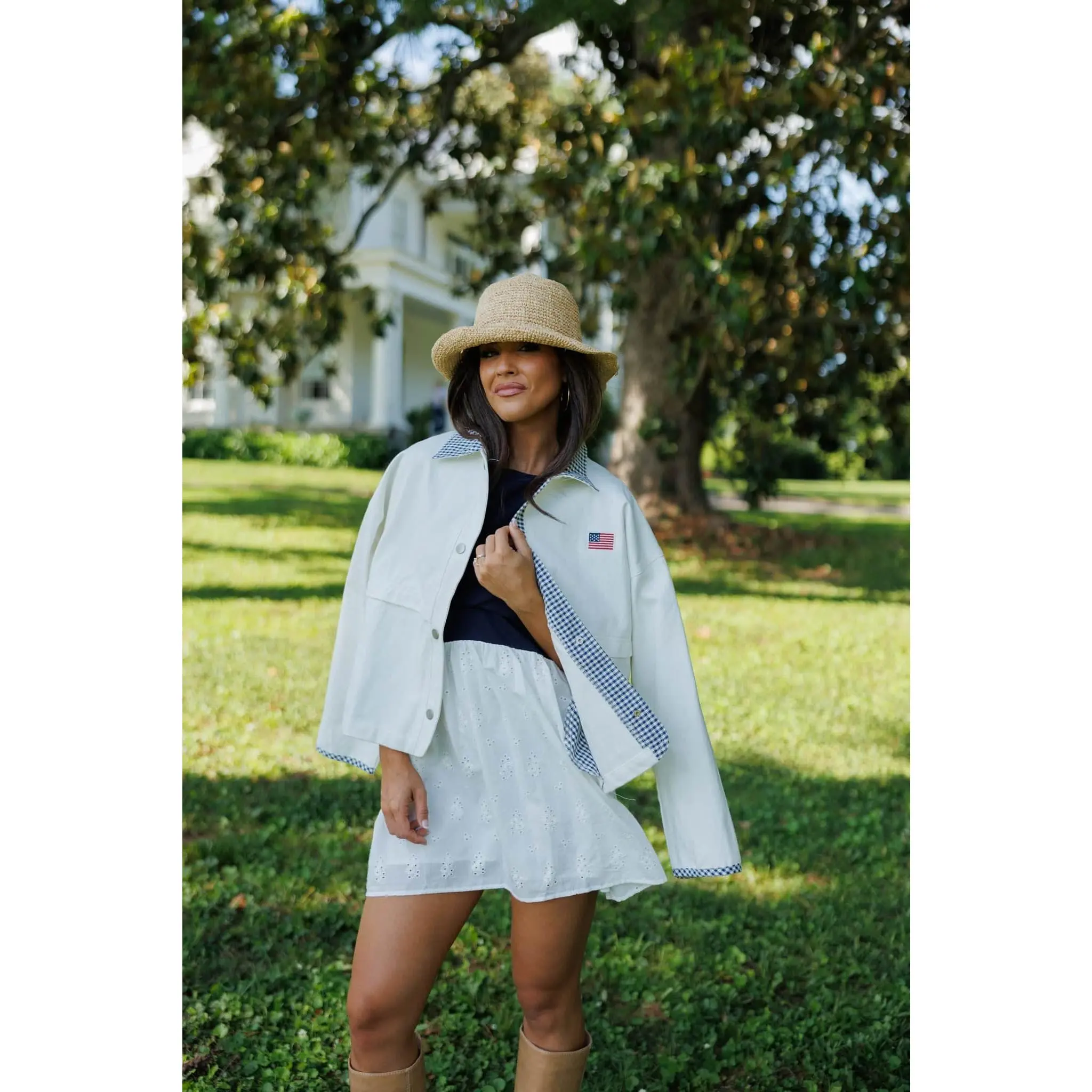 American Charm Gingham Jacket