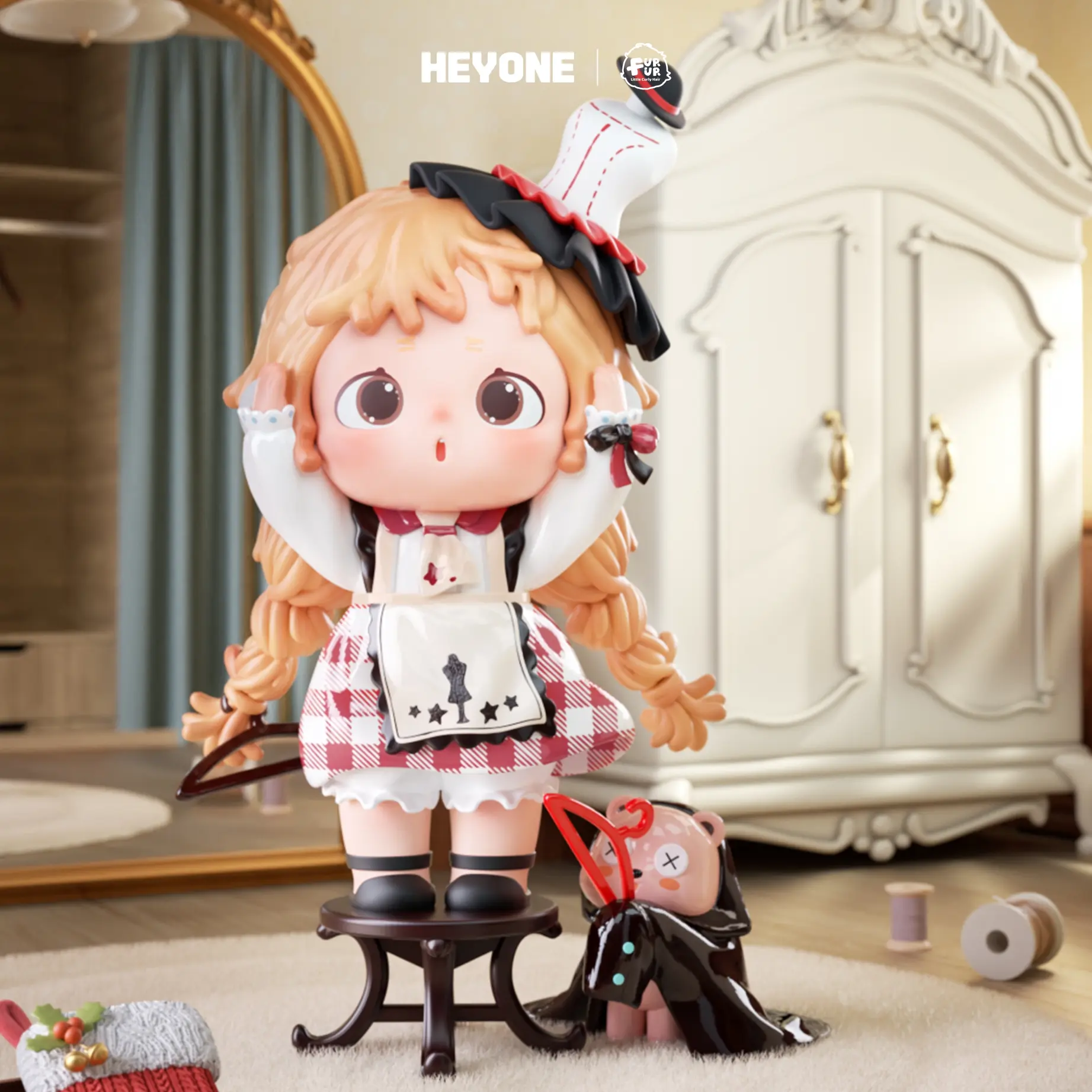 Heyone Furfur Invitation to the Mysterious Kingdom Series Blind Box Art Toy Action Cute Figure
