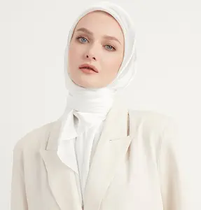 Shine Hijab Square - White