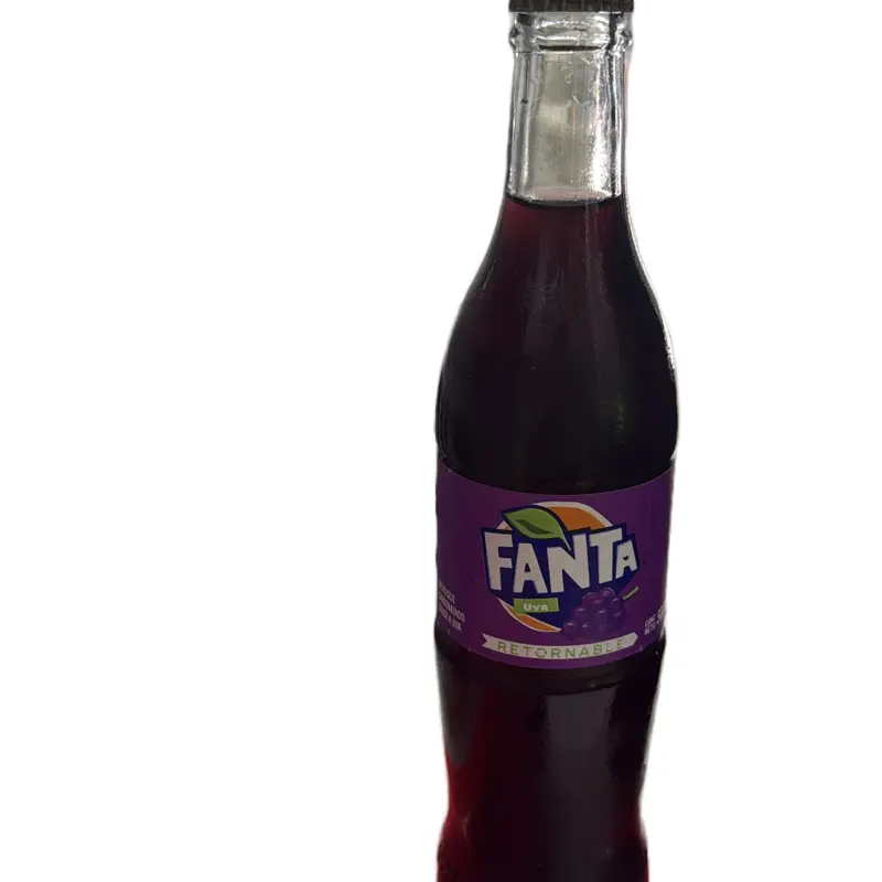 3 Packs De Fanta  Sabor Uva de 500ml Berries Beverage