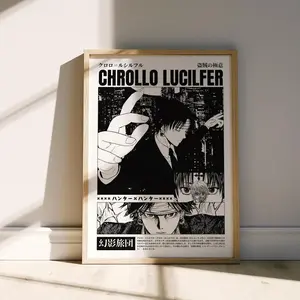 Hunter x Hunter Poster Chrollo Lucilfer Anime Art Print Manga Wall Decor