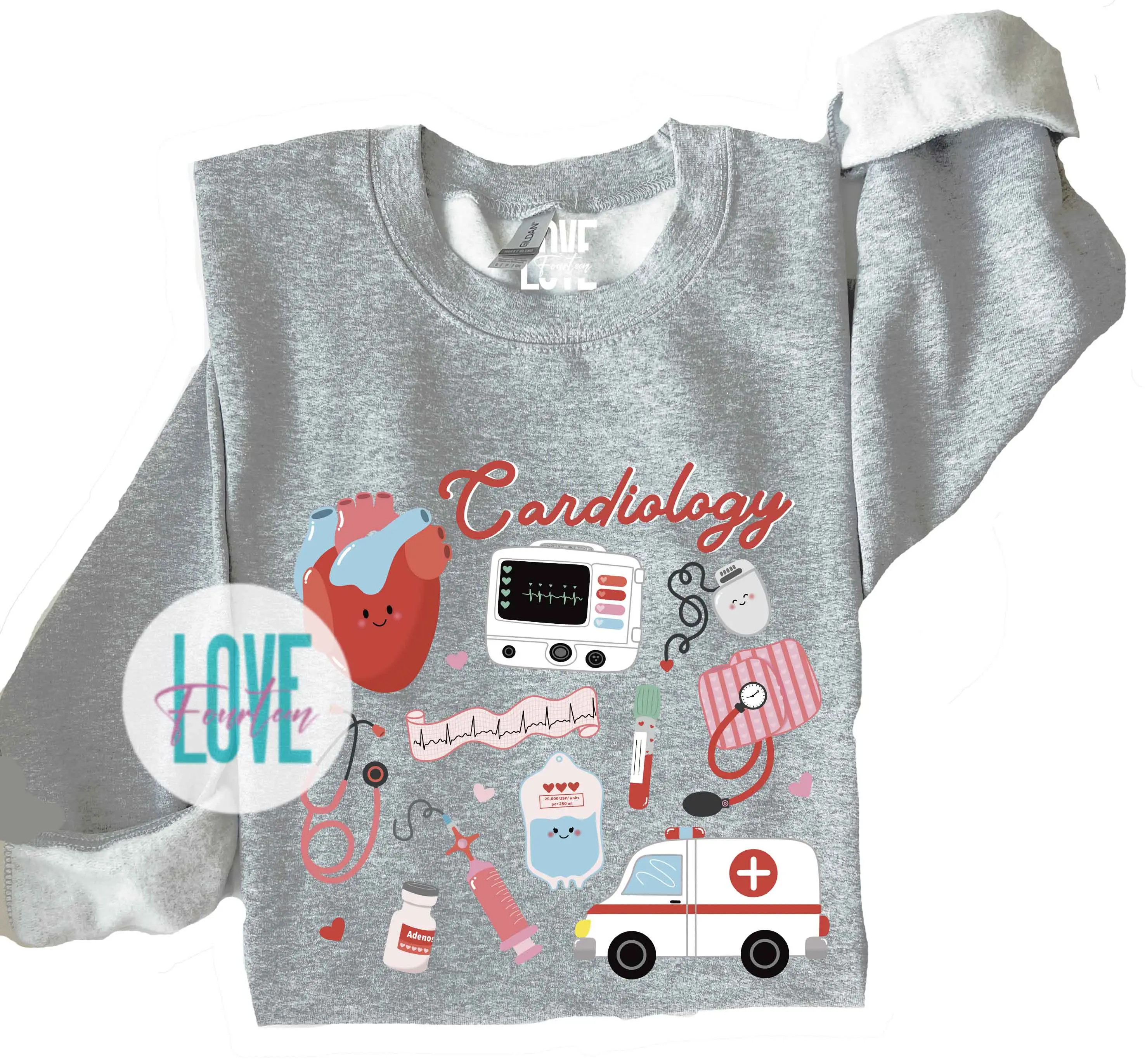 Cardiology Essentials (T-Shirt / Crewneck Sweatshirt)