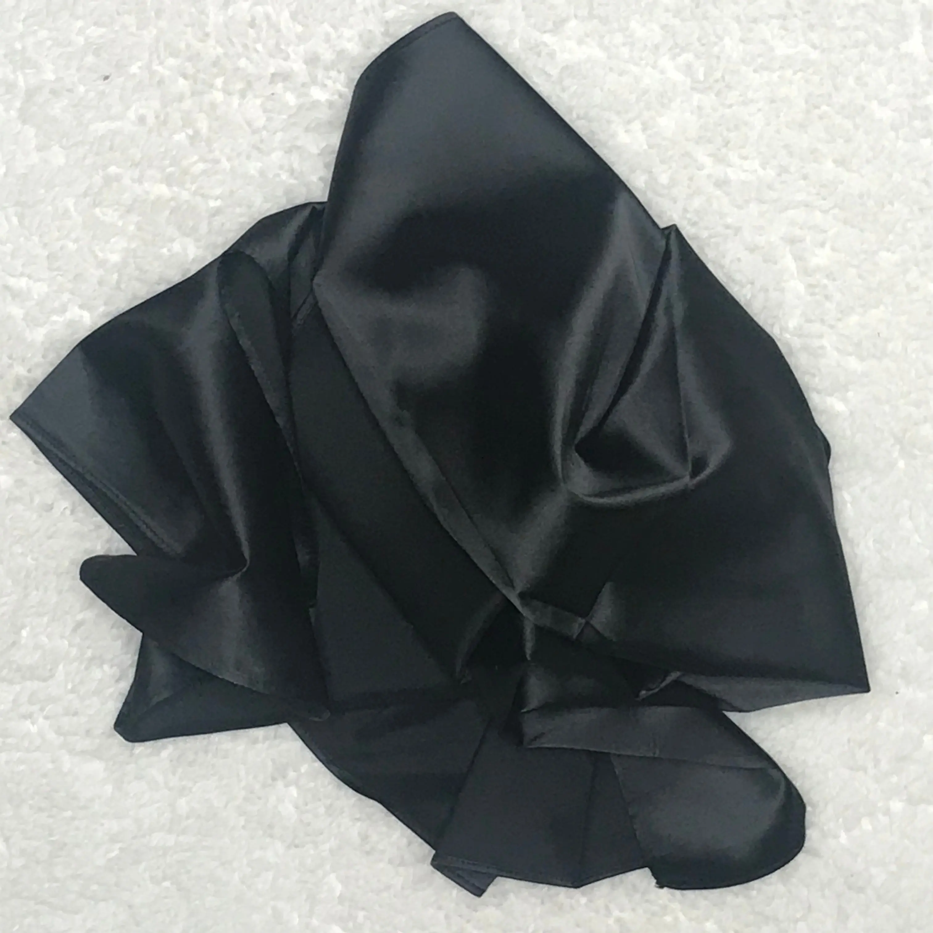 Black Satin Scarf Black Satin Scarf