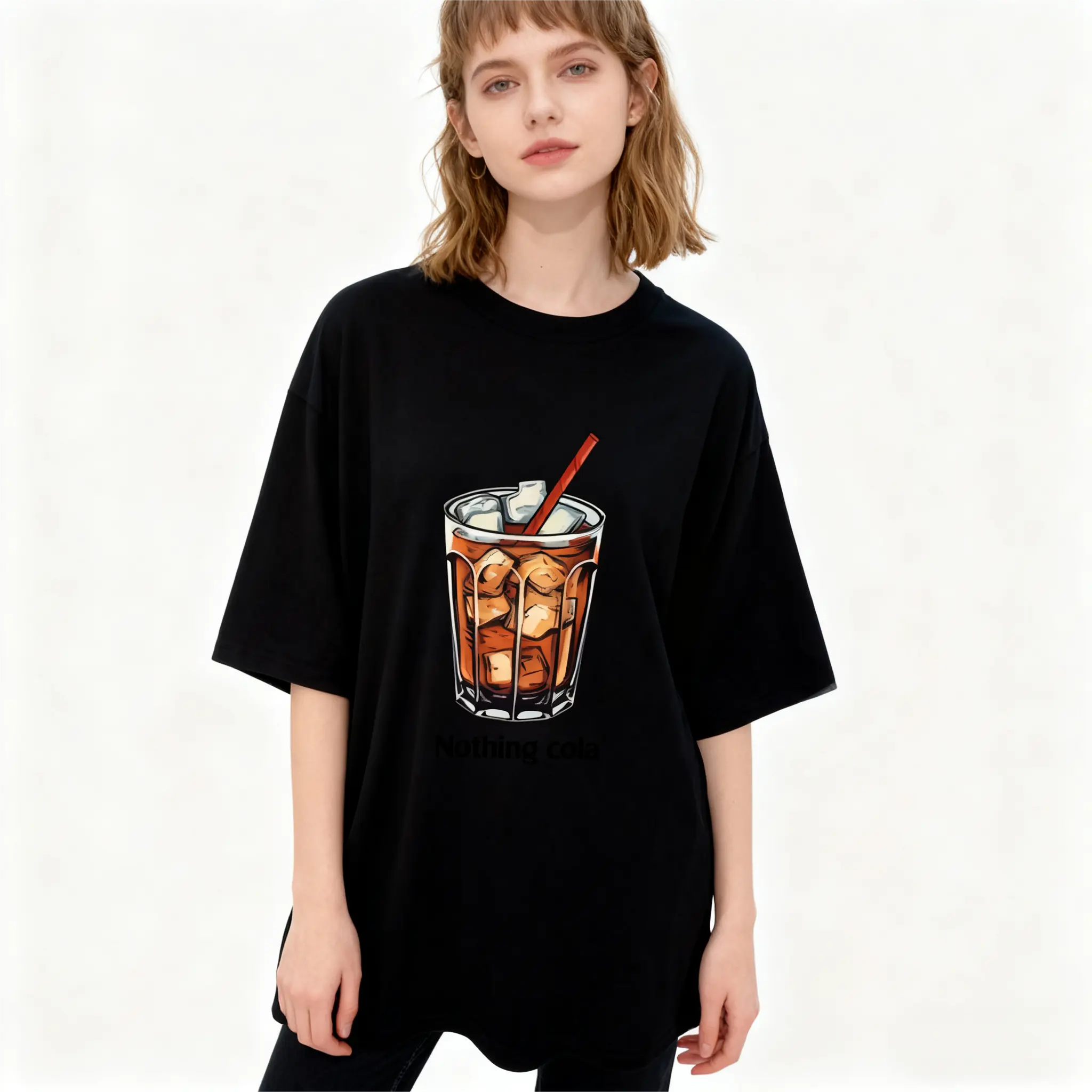 Men's Custom Printed T-Shirt, Casual Loose Fit Round Neck Tee in 100% Cotton, Personalized with Your Graphic or Photo, Tshirt, Streetwear, 2Xl, 3Xl, Oversized Fit, Tops, Menswear, Vibrant Fade-Free