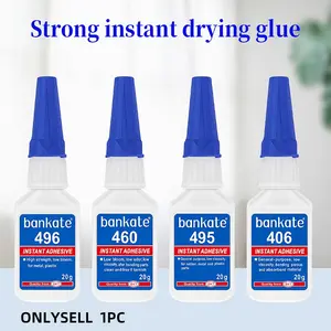 Strong Adhesive Glue 406/496/495/460, Fast Drying, Suitable for Plastic Metal Iron Ceramic Glass Wood Handmade Shoes Repair Multi-Purpose Glue