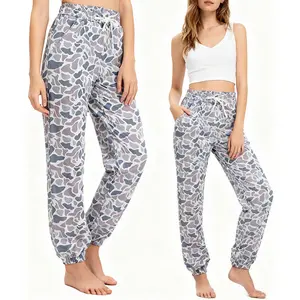 women's Camouflage Sweatpants Casual Loose Fit Pants for Running, Gym, Daily Leisure