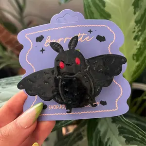 Mothman Barrette (French Style Clasp Hair Accessories)