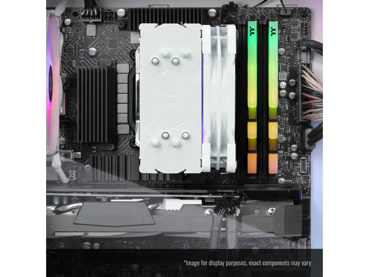 Thermaltake LCGS Quartz R66 Gaming Desktop (AMD Ryzen 5 5600, ToughRam ...