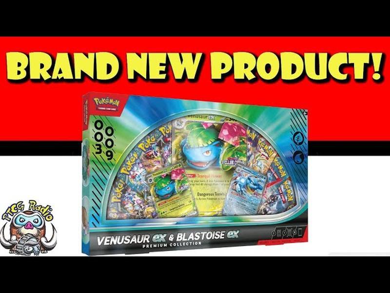 Pokémon Venusaur EX & Blastoise EX Premium Collection - Includes Promo Cards & 10 TCG Boosters for Collectors Brand New Product