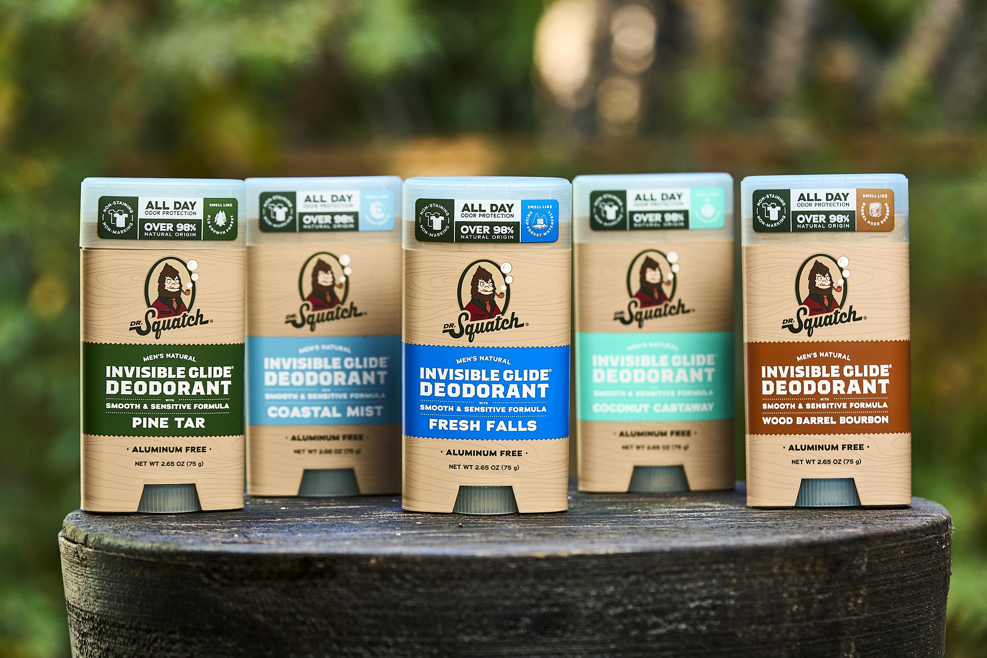 Dr. Squatch Invisible Glide Natural Deodorant - Body Care for Men Dr. Squatch Invisible Glide Natural Deodorant - Body Care for Men