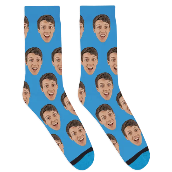 Divvyup Custom Face Socks - Upload Your Photo