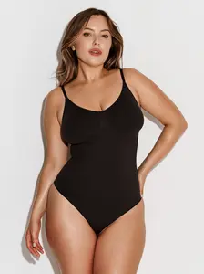 ILARIA SoftSculpt Shaping Bodysuit - Obsidian Seamless Thong Back Shaper