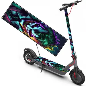 1PC 2D PLANE Clown Colorful Pattern Scooter Cool DIY Suitable for Scooter Fashion and Durable, Skateboard Accessories,