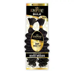 Sensationnel Human Hair Braids Empire Deep Bulk 14"