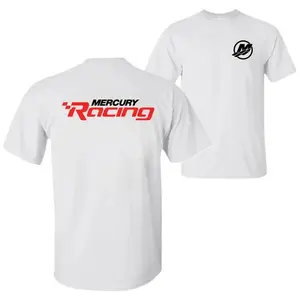 Mercury Racing Shirt Marine Performance Engine Apparel for Boat Enthusiasts Water Sports Fans and Professional Mechanics High Performance Boating Gear A047 Novelty Graphic T Shirt funny tshirt Undershirts Tees Casual Streetwear Classic Short Sleeve