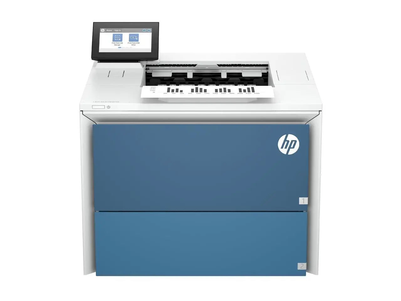 HP LaserJet Enterprise 6501dn Wired Laser Printer - Monochrome - 83 ppm Mono - 1200 x 1200 dpi Print - Automatic Duplex Print - 650 Sheets Input - Ethernet - 675T2A#BGJ