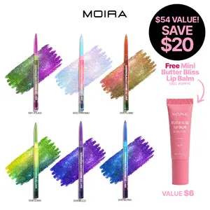 MOIRA Supernova Multichrome Bundle (SMGL:1,2,5,7,8,9 BBLBM2) Free Gift Makeup