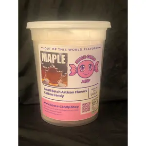 Maple Classic Cotton Candy 32 oz. Tub - Sweet Treat for All Occasions