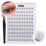 Idol Self Adhesive Eyelashes Mascara-like Natural Self Adhesive Lash Clusters Aurora Pre glued Eyelash Clusters Fairy No Glue Needed Lashes Wispy C-curly Cluster Eyelash extensions 8-16MM Individual Lashes DIY Lash Extension Kit at Home