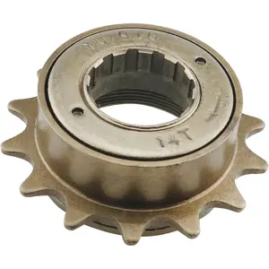 Steel Bike Road Freewheel Bronze 14T Teeth 34MM Single Speed Freewheel Flywheel Sprocket Bike Accessory