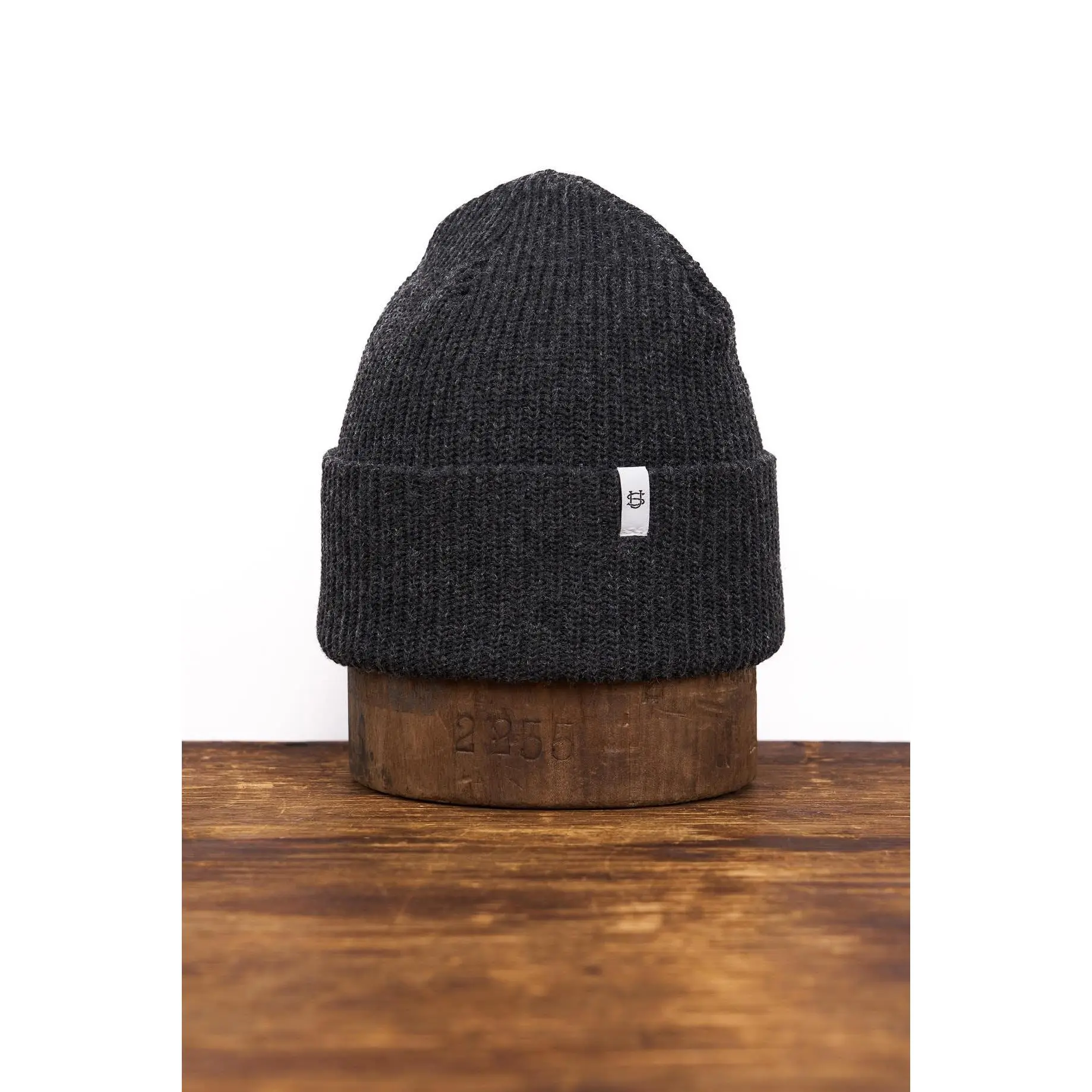 Shades of Grey Upcycled Wool Watchcap