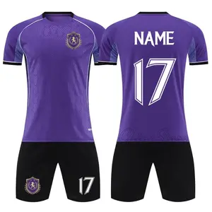 Hot Sale Soccer Jersey For Teams Wholesale Player Version Football Jerseys For Men Custom Purple Blue Pink Youth Soccer Uniforms