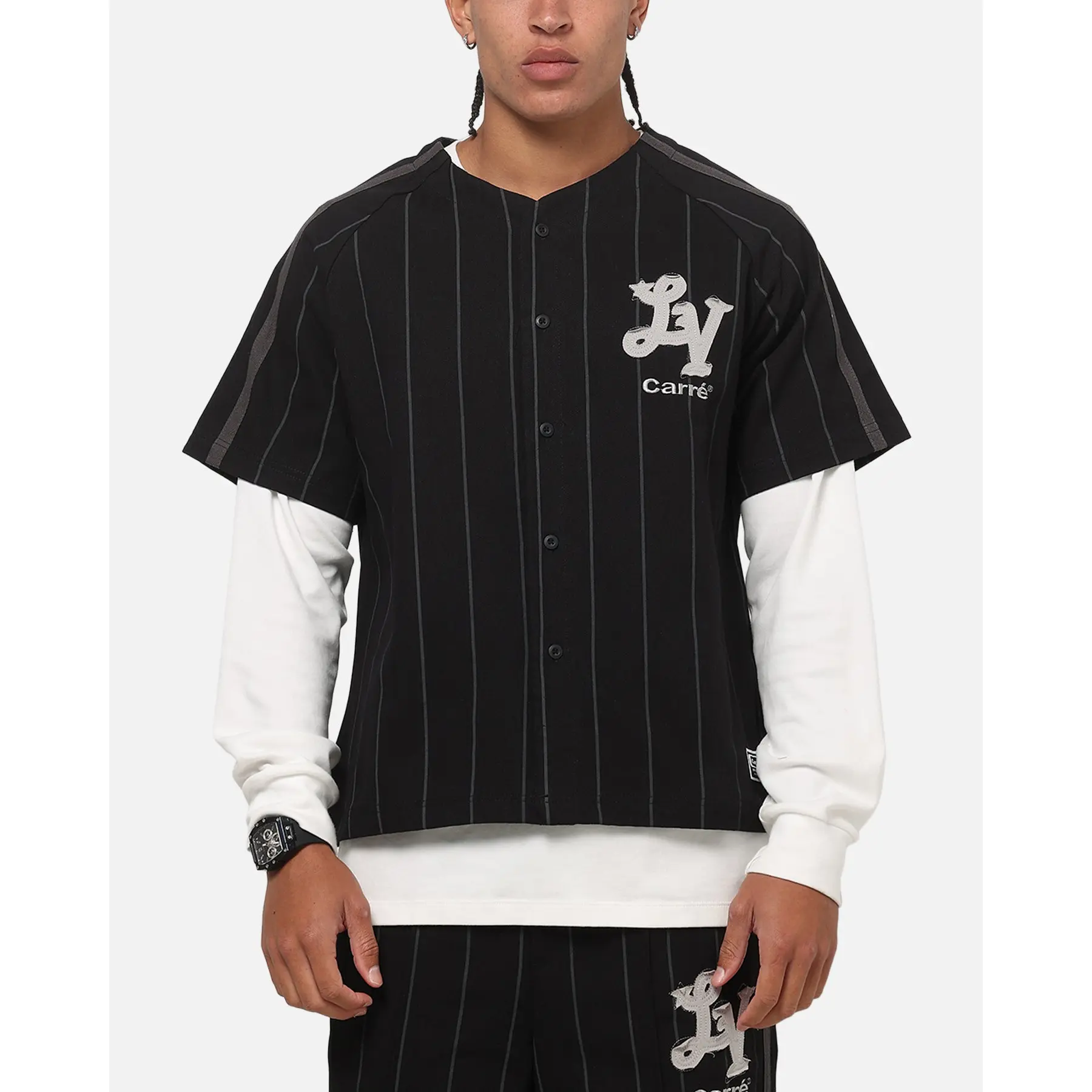 Carre Las Vegas City Series Jersey Black Pinstripe