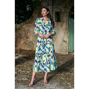 Marrakech Dress Bold Ikat