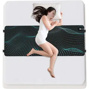 Grounding Mat for Bed - Earth Grounding Mats, PU Grounded Pad for Improve Sleep, Relaxation, Balanced Energy, Grounding Mattress Pad with Straps (King 27 * 78 in)