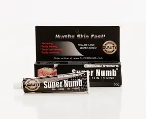Super Numb Painless Tattoo Numbing Cream, Numbing Cream for Tattoos Extra Strength - For Tattoos, Piercings and Removals