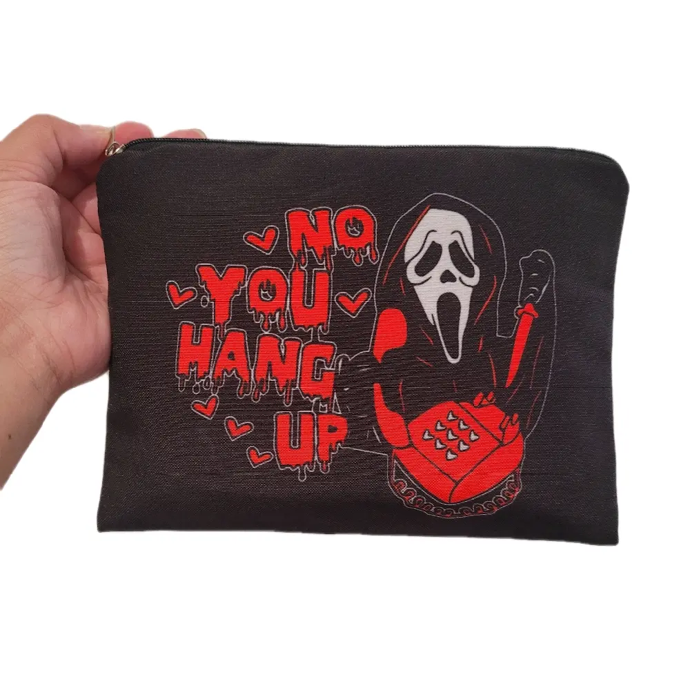 Halloween Horror Ghost Face Makeup Bag