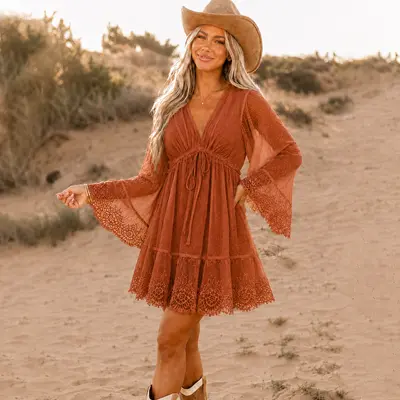 flowy country dresses Amazon country rustic wedding dress