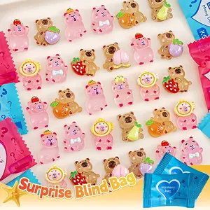 Mini Resin Cartoon Animal Figurines, DIY Handmade Decorations, Cute Desktop Decoration, Home Office Desk Ornaments, Random Shipping, Various Designs, Cute Collectible Figurines